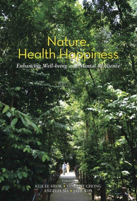 Book Cover Titled "Nature, Health, Happiness"