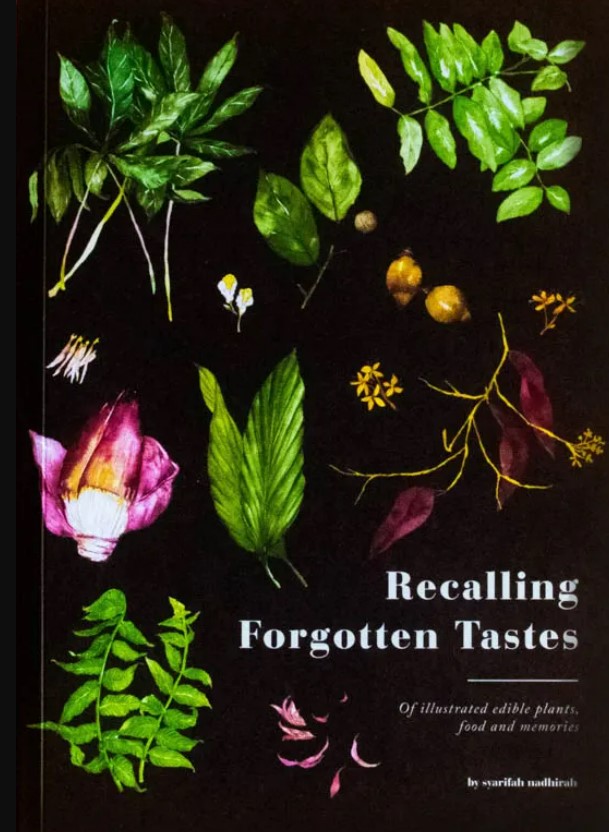 Book Cover Titled "Recalling Forgotten Tastes"